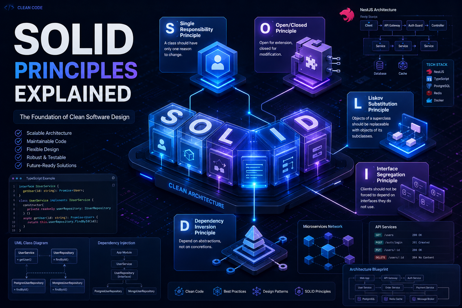 SOLID Principles Explained with Real-World Examples | Complete Guide for Developers